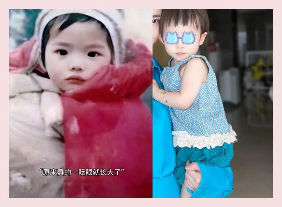 杜淳老婆曝光女儿容貌,蛋饺完美遗传妈妈美貌,大眼翘唇有酒窝