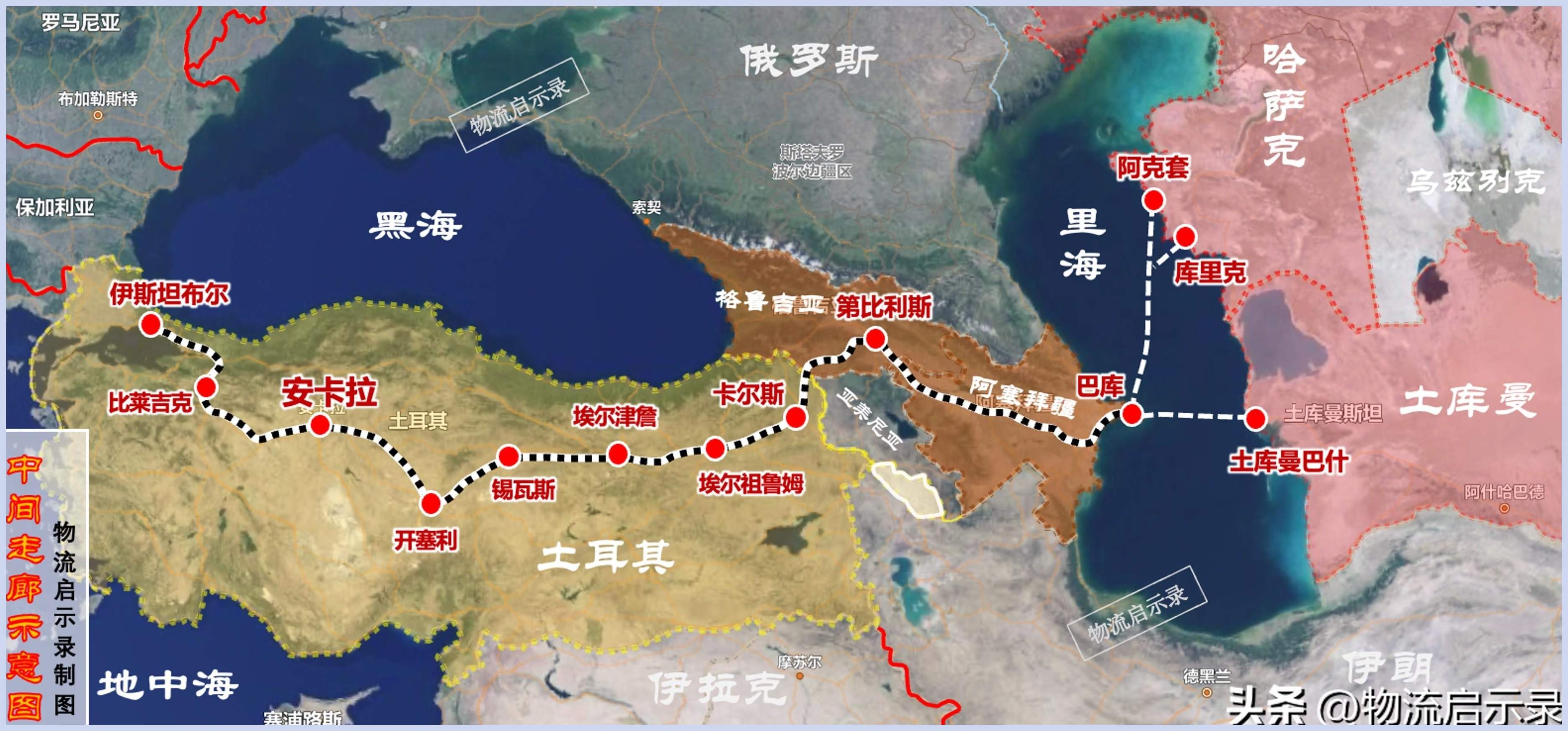 重磅,中哈发布《联合声明》:中哈第三条铁路,跨里海运输走廊