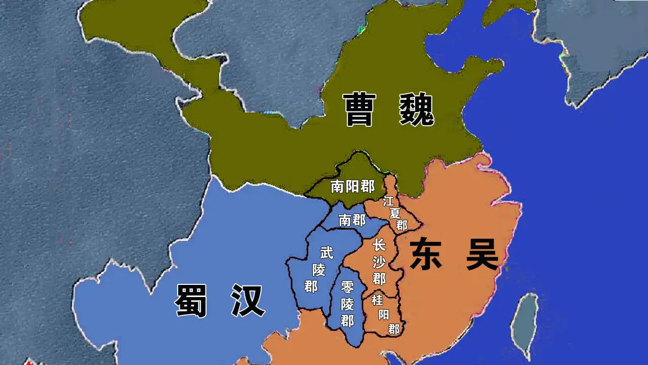 三国时期荆襄九郡图片