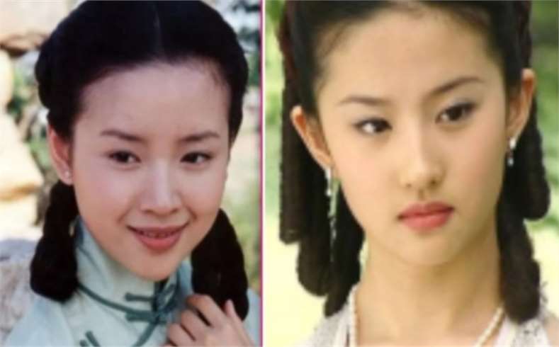 直到看了刘亦菲董洁21年前的合照,才知道,董洁能够当女主不简单
