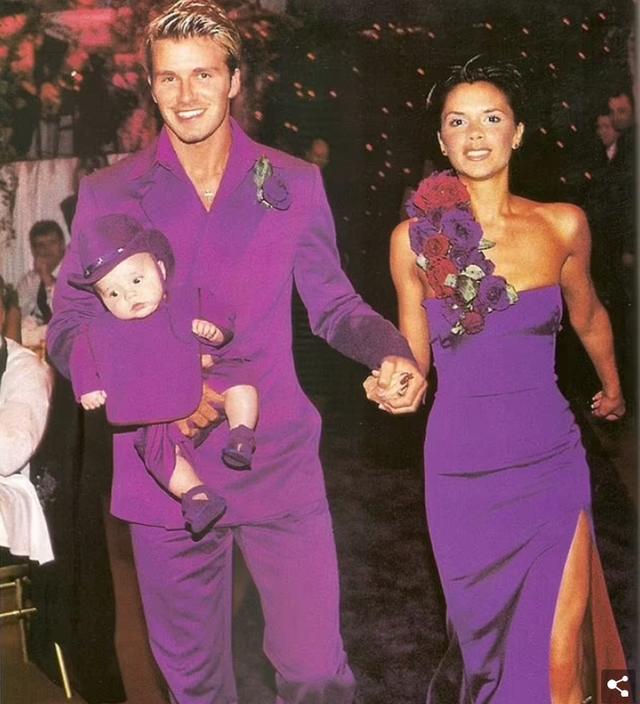 贝克汉姆重现结婚照,维多利亚风采依旧