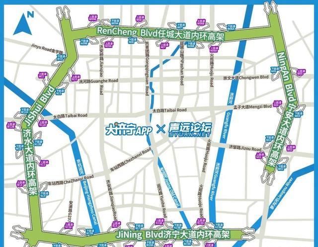 济宁三环路道路规划图片