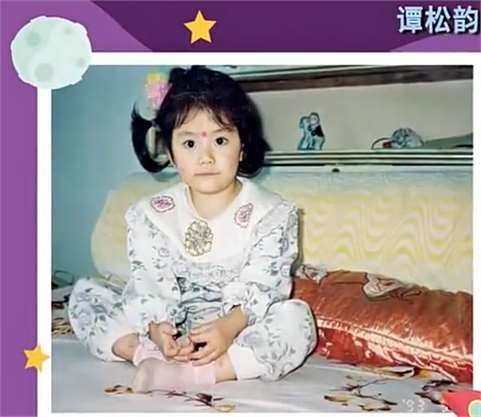 34岁"淳贵人"谭松韵:因为发型上了热搜,网友热议:小孩扮大人