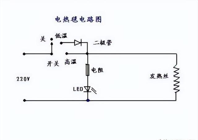 电热毯接线图详细图片图片