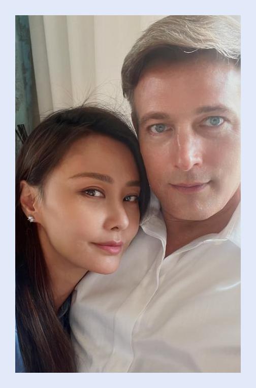 马雅舒庆结婚14周年,外籍老公逆生长超帅,颜值不输前夫吴奇隆