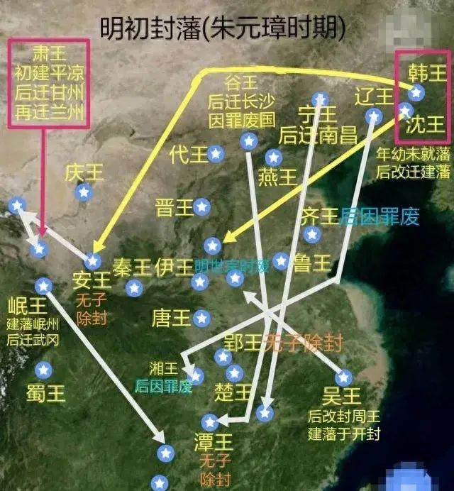 明朝时期,河南五藩王世系:周王,唐王,怀王,伊王,福王(一)