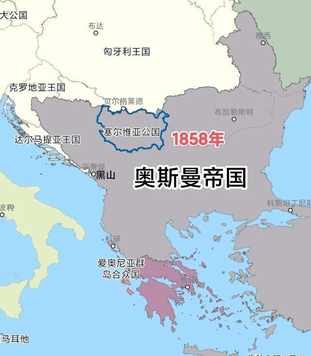 塞尔维亚的版图变迁:从小公国到大塞尔维亚,创业不易,守土更难