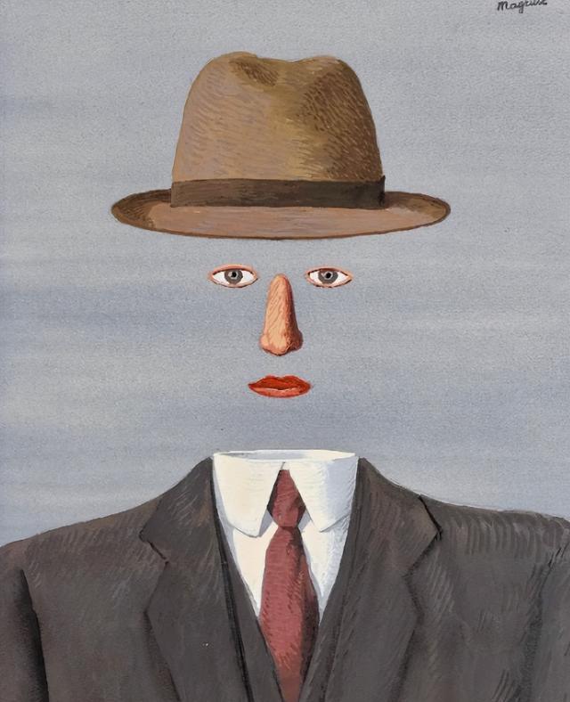 画家马格利特,在其绘画作品中,是如何表达形式语言的荒诞感?