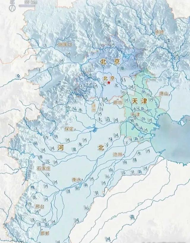 滹沱河全部地图图片