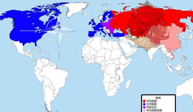 美国盟友地图图片