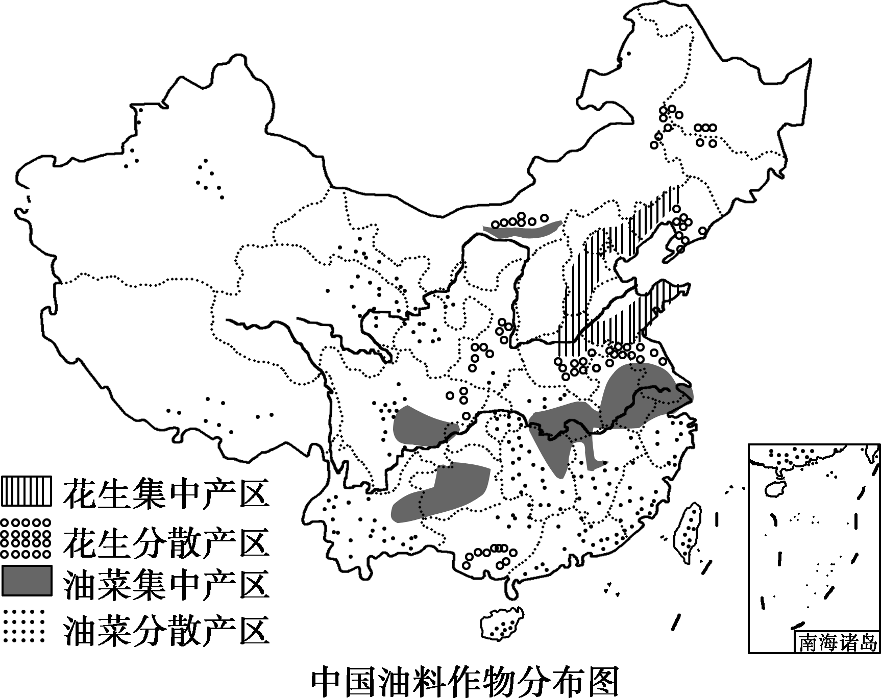 中国糖料作物分布图图片