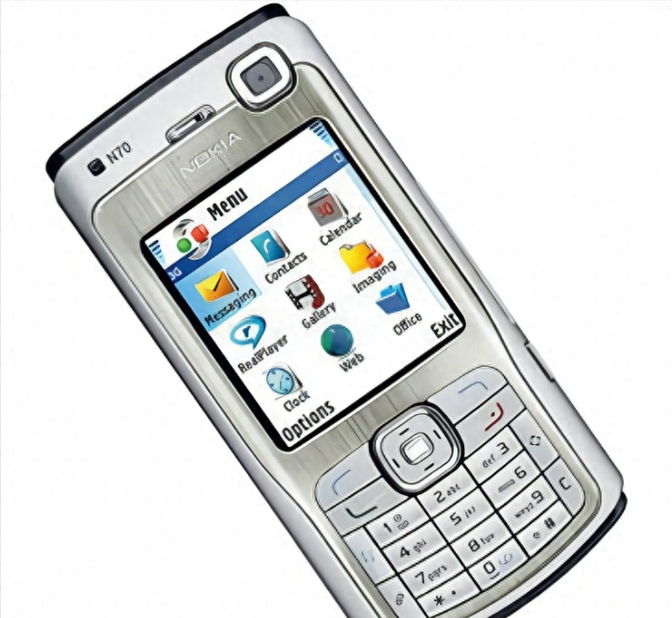 经典手机回顾:诺基亚n系带头大哥,nokia n70
