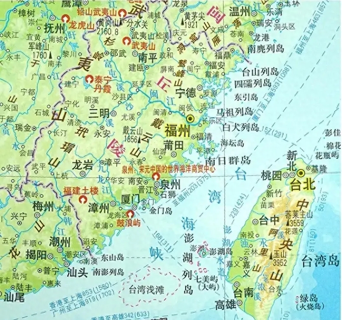 台湾浅滩地图图片