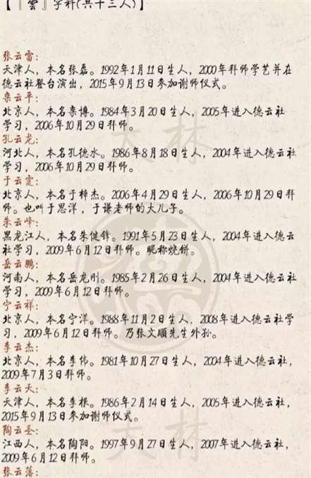 德云社新家谱公布:曹云金卡门到后,立刻就热泪盈眶了!