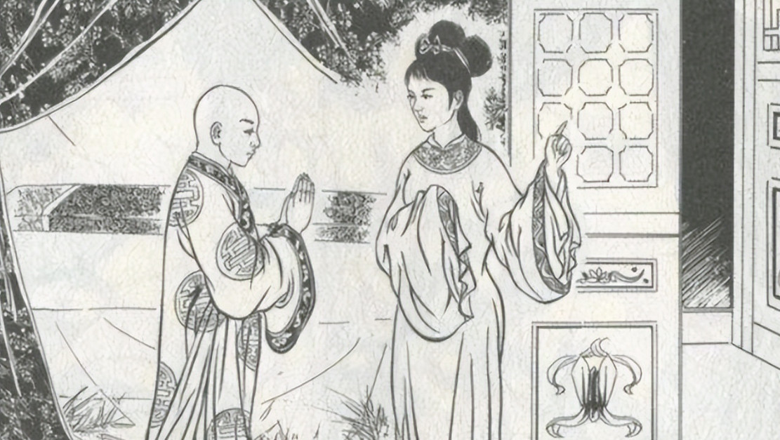 民间故事:少妇连克四夫,去寺庙求子,和尚:让我试试吧