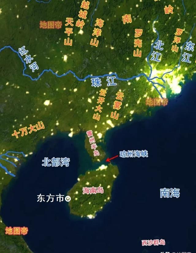 位于海南岛西部,为何叫东方市?