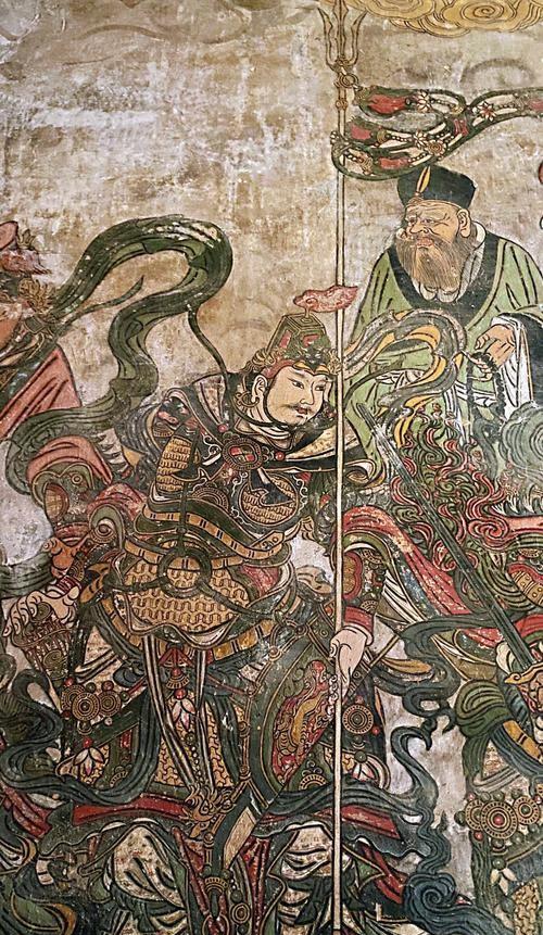 广胜寺水神庙壁画高清图片