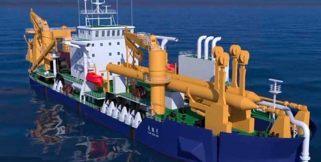 起初4吨黄金买二手船,如今禁止出口,详解国产造岛神器天鲲号