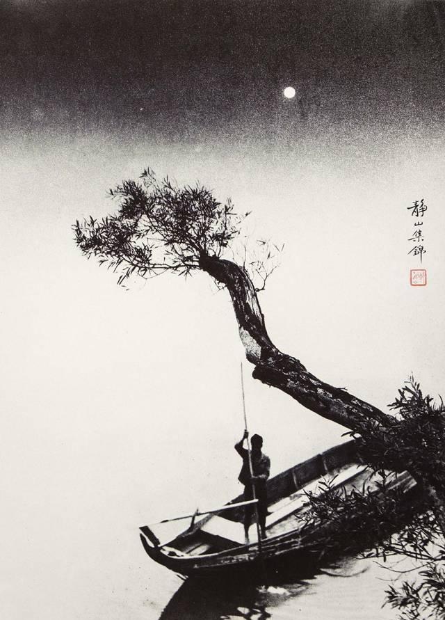 摄影大师郎静山:他拍的照片,居然比中国山水画还要美