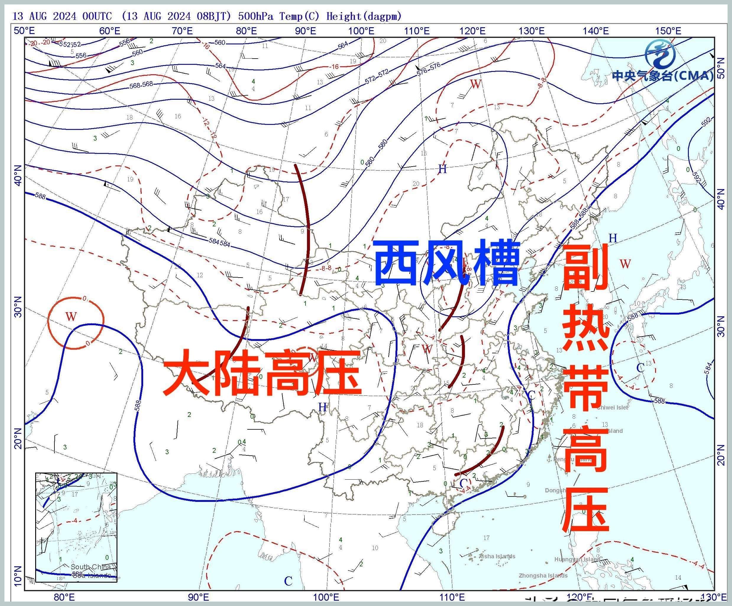 华南雨带图片