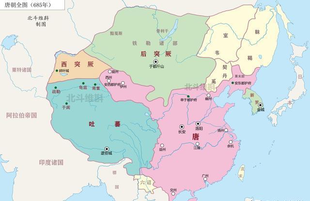 通过12张地图了解唐朝疆域的变迁