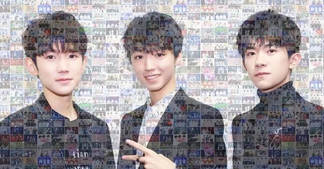 杨幂和tfboys图片