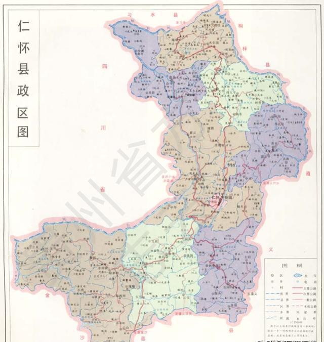 茅台镇地图全景图片