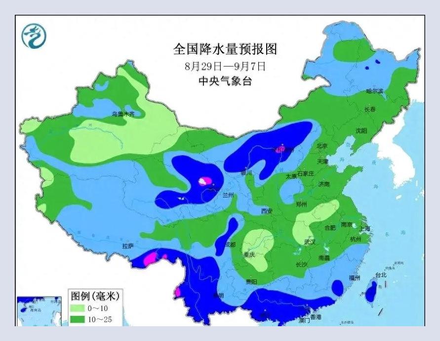 强冷空气来袭,新一轮大范围强降雨已确认,明日31号大雨分布如下