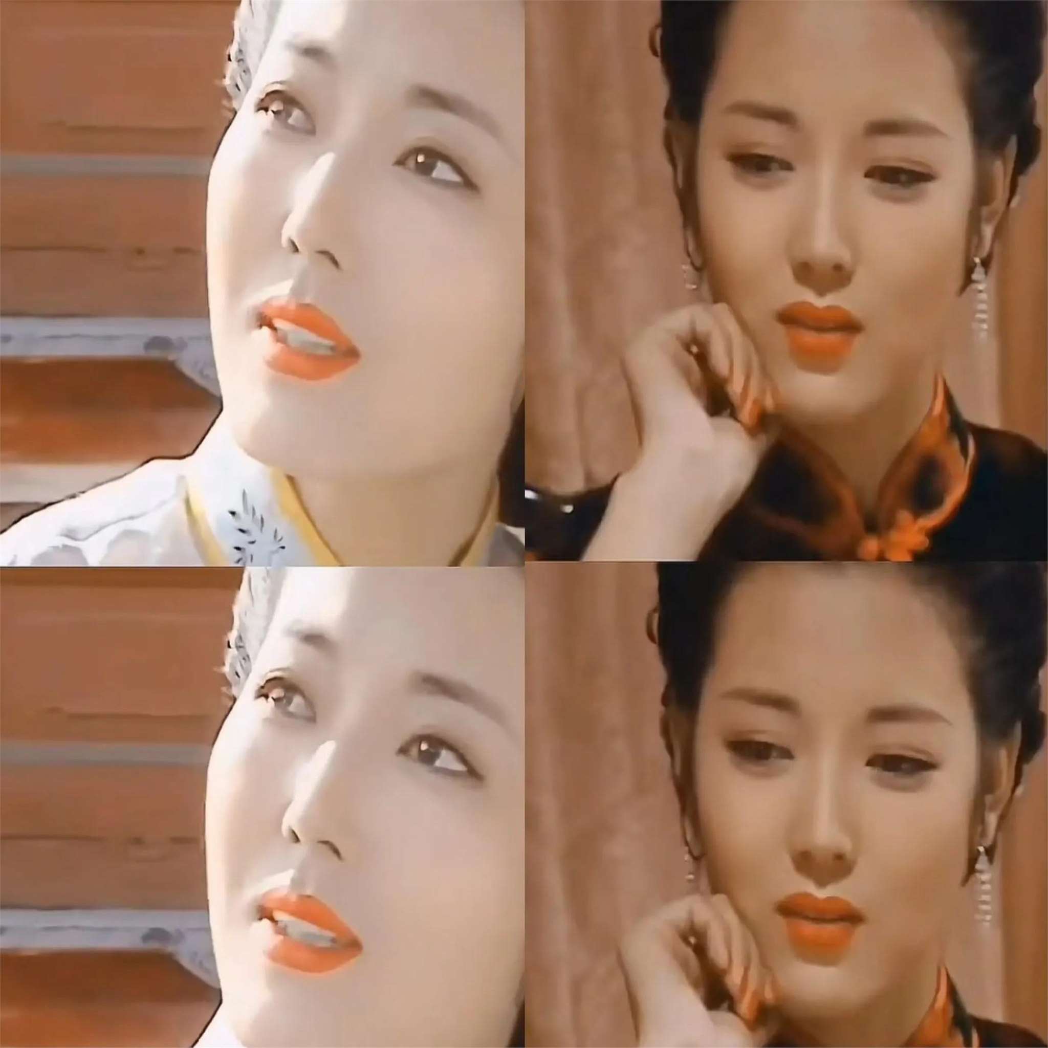 王茜华公开素颜照,年轻时和梅婷叫板,如今她放弃减肥终于想开了