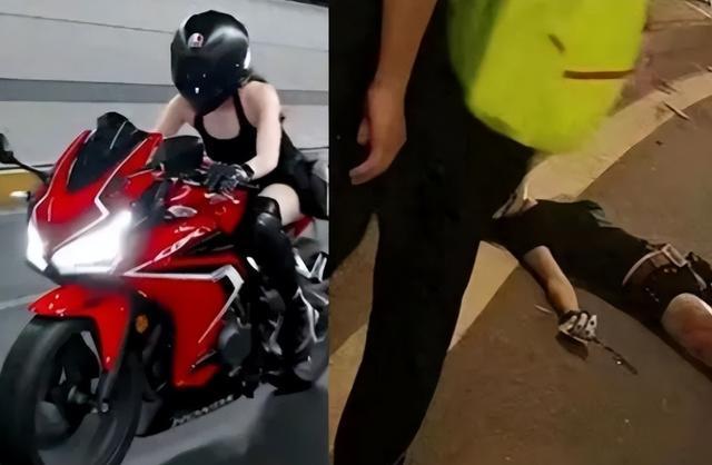 痛惜!又一网红美女摩托车骑手车祸身亡,现场曝光十分惨烈!