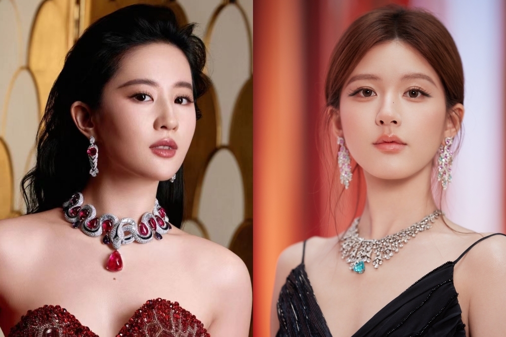 赵露思与刘亦菲同框成焦点,冷艳造型引整形质疑,工作室强力反击