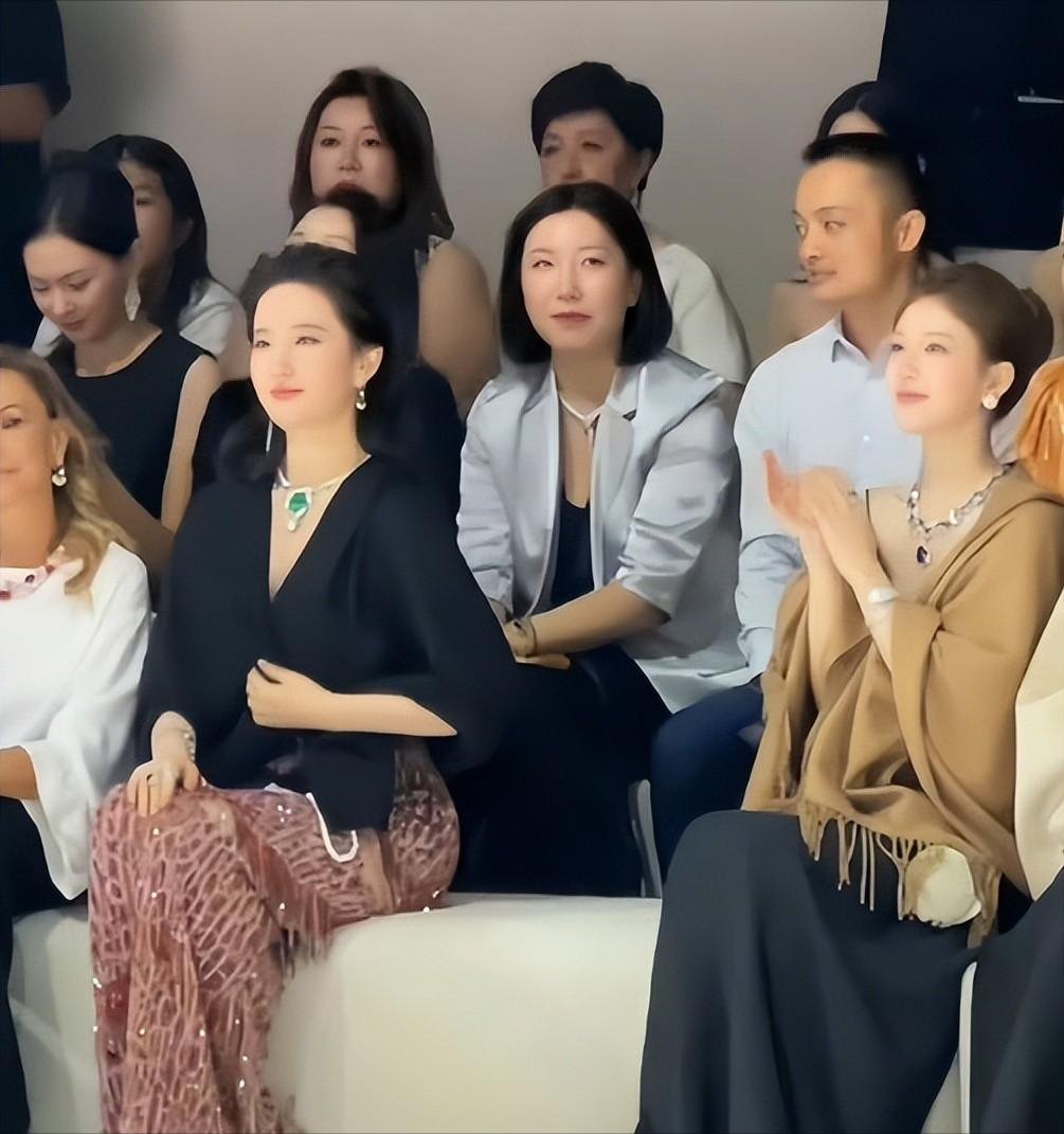 刘亦菲和赵露思同框露面!刘亦菲气质畏缩状态差,两处细节成败笔