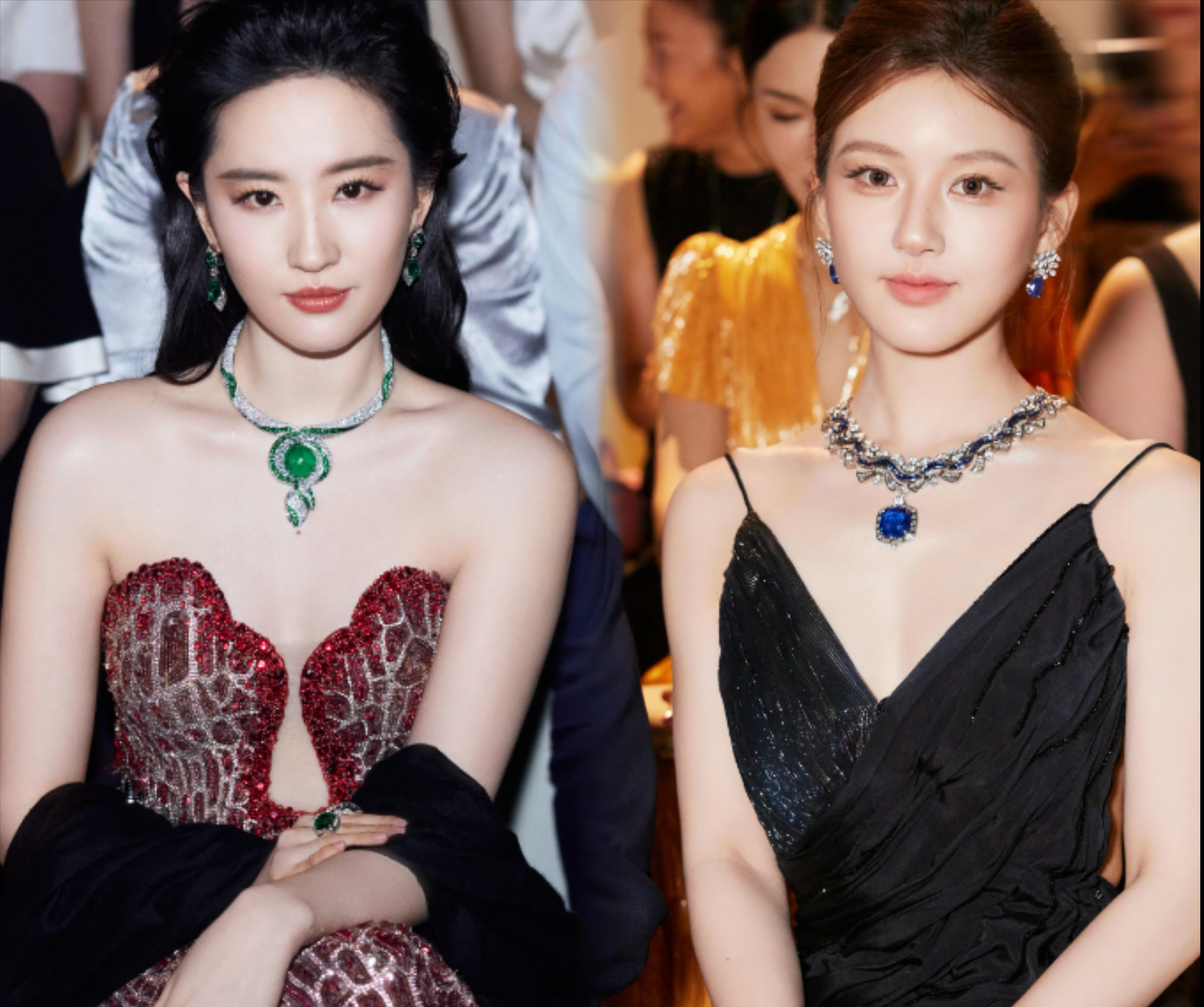 刘亦菲与赵露思同框太虐!刘亦菲气质畏缩状态差,两个细节成败笔