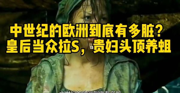 中世纪欧洲贵妇有多"脏"?在裙子里大小便,粪便和尿液无处不在