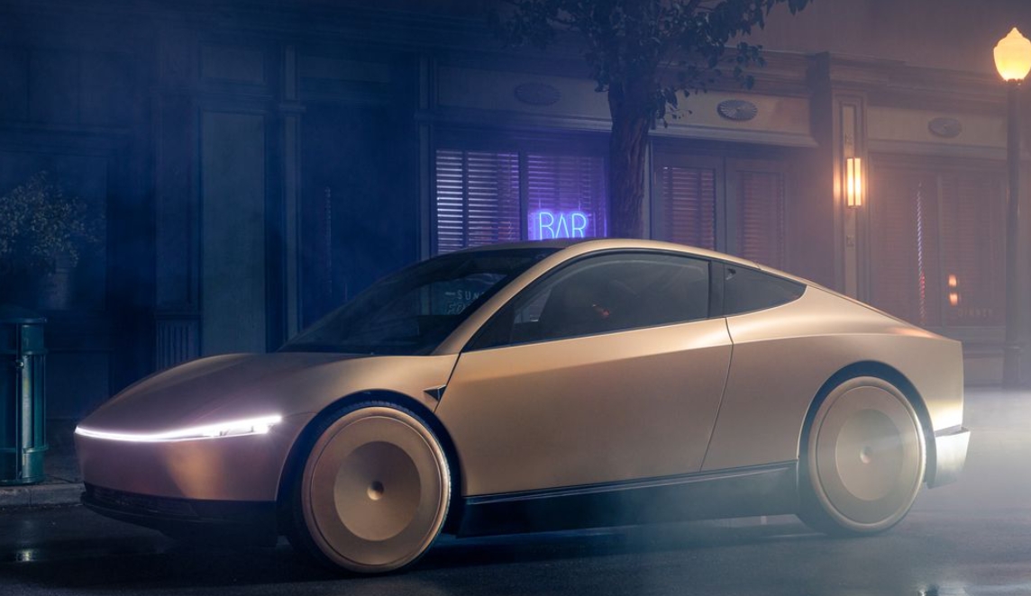 特斯拉Cybercab双门新车，直接取消方向盘，取消刹车踏板