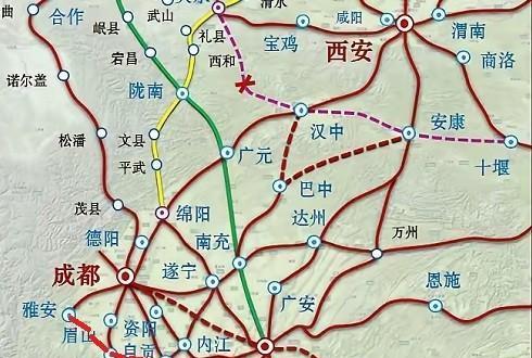 成渝地区最美丽的高铁线路