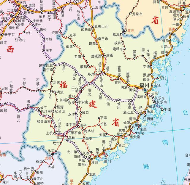 福建铁路,到底是落后还是发达?