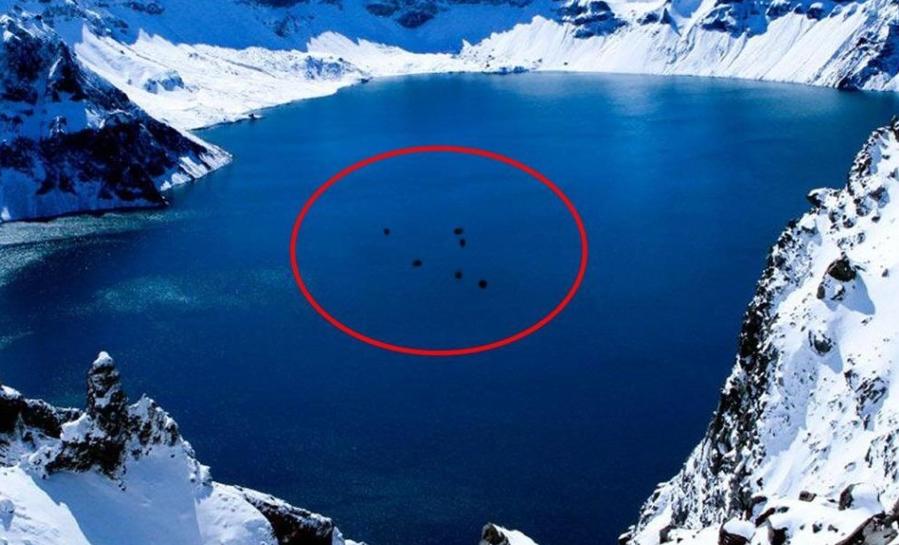 新疆天山天池惊现水怪 新疆天山天池惊现水怪