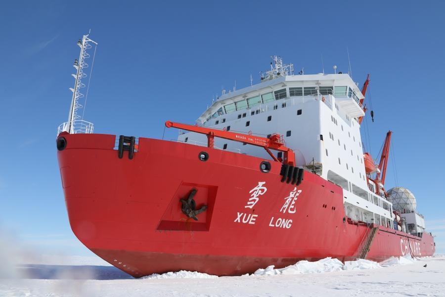 海冰722号破冰船图片