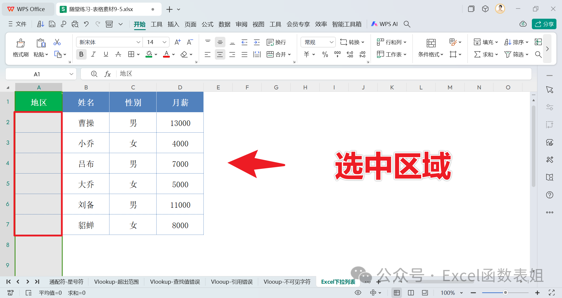 excel添加选择项目