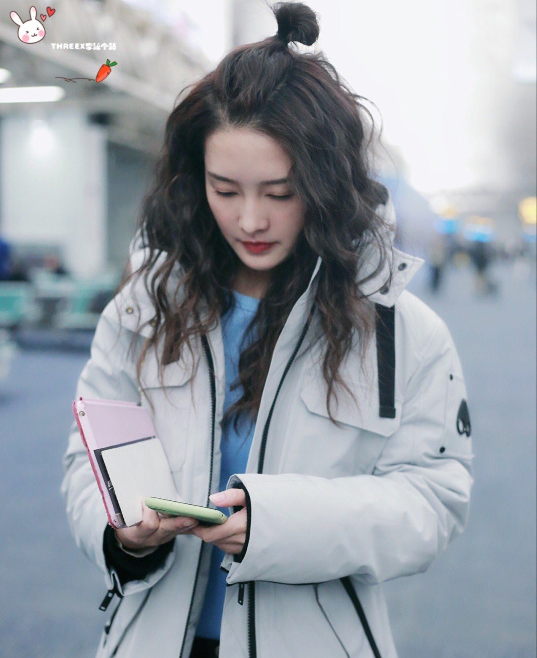 女星羊毛卷发型各异唐嫣似公主张柏芝雷人景甜可爱