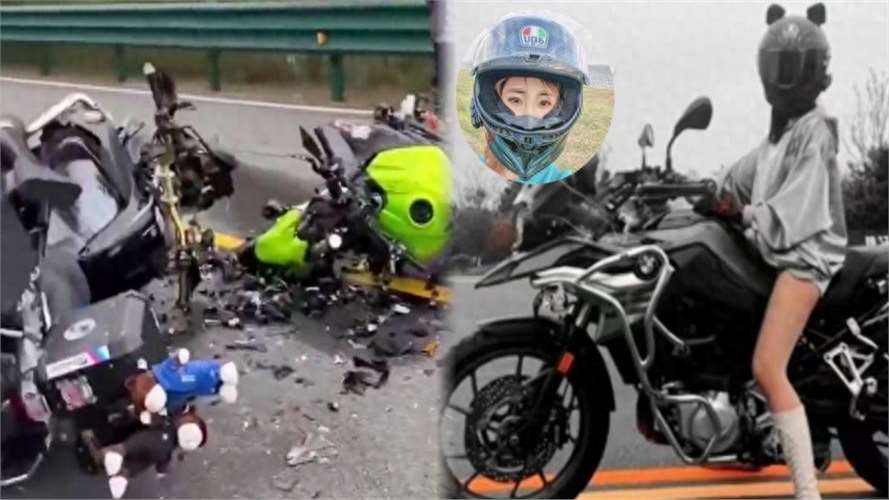 19岁机车美女网红车祸身亡!事发现场曝光,不忍直视!