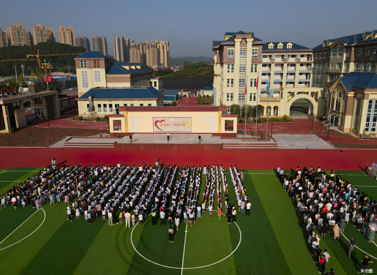 安岳实验中学写生图片