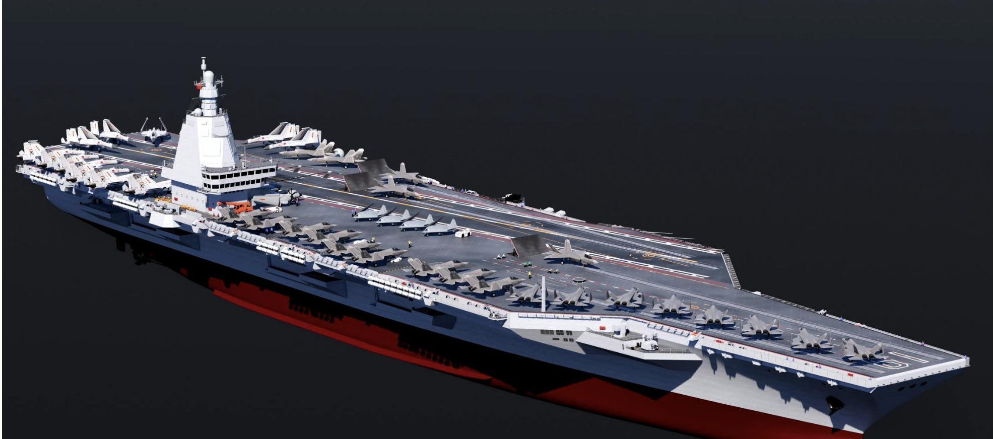 中国航母需求迫切!005航母即将开建,10万吨核动力引领全球!