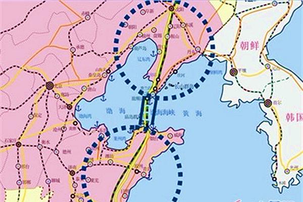 渤海地理位置地图高清
