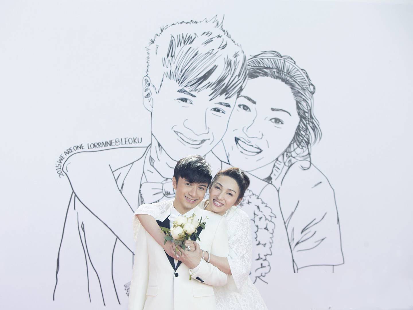 十周年纪念日,古巨基重现浪漫婚礼