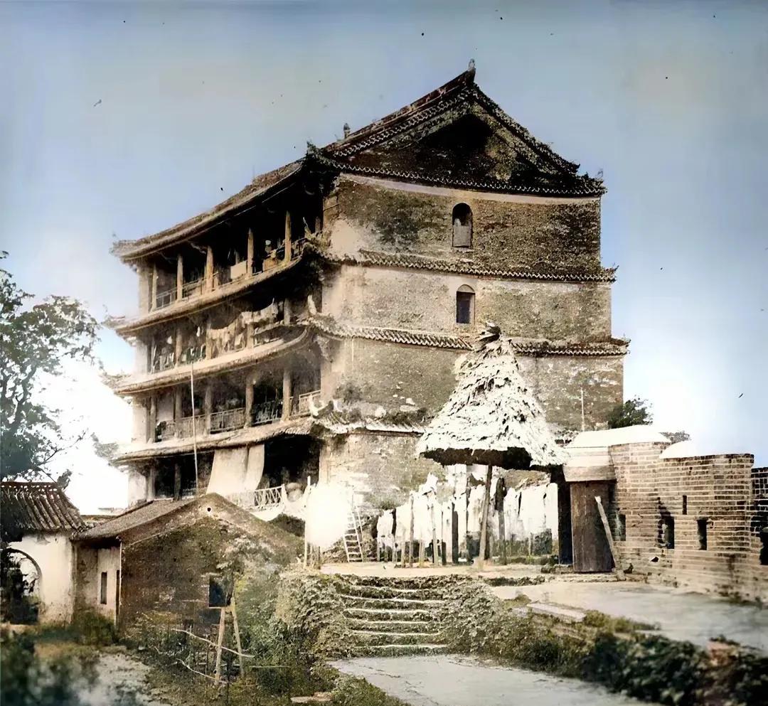 100年前广州景象揭秘:镇海楼沧桑巨变,沙基涌时光静止