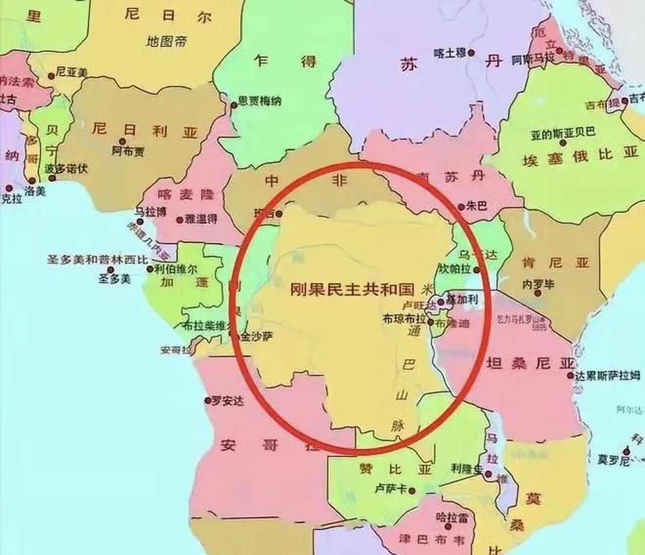 关于卢旺达把体量大自己10倍的刚果金打趴下