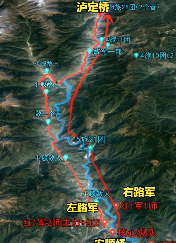 红军飞夺泸定桥的背后,还有一支国军"打折部队"的神助攻