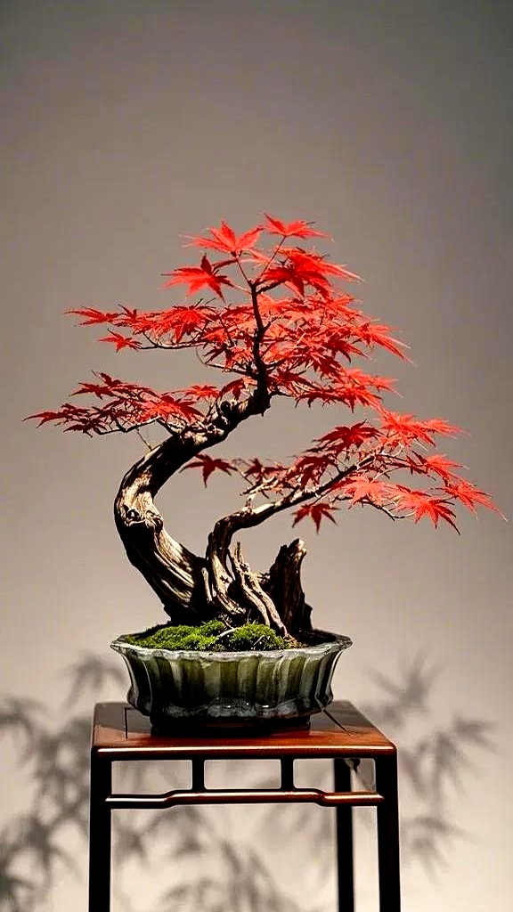 红枫盆景:新手劝退,美则美矣,养护太难